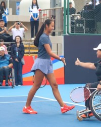  残疾运动员轮椅网球赛落幕，无障碍设施获好评